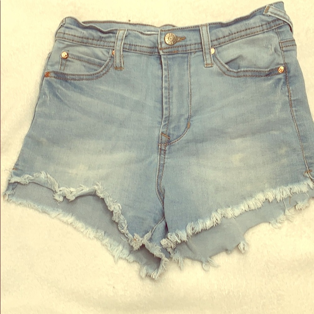 Denim shorts